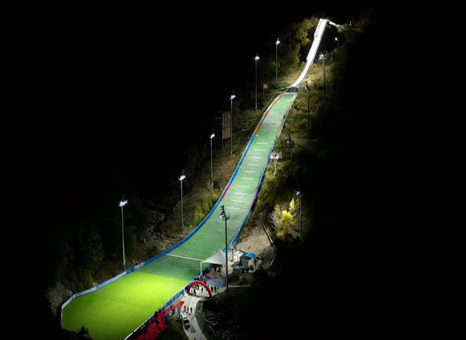 2022北京冬奥会训练基地：吉林北大壶K90跳台滑雪场